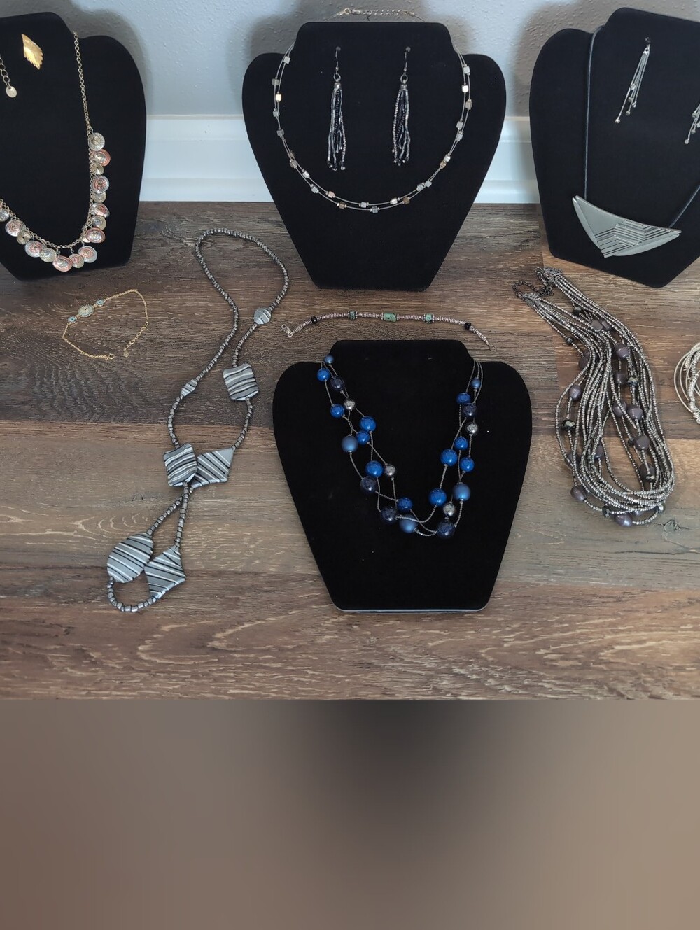 Set of 12 Vintage & Costume Jewelry Necklaces/Earrings/Bracelets